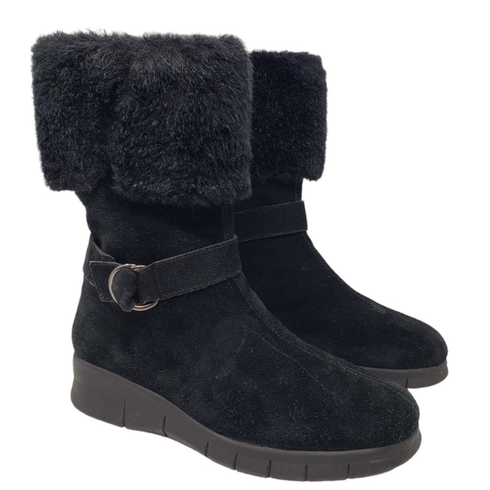 Aerosoles- fur lined boots- 7.5
